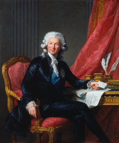 Charles-Alexandre de Calonne (1734-1802) by Elisabeth Louise Vigee Lebrun